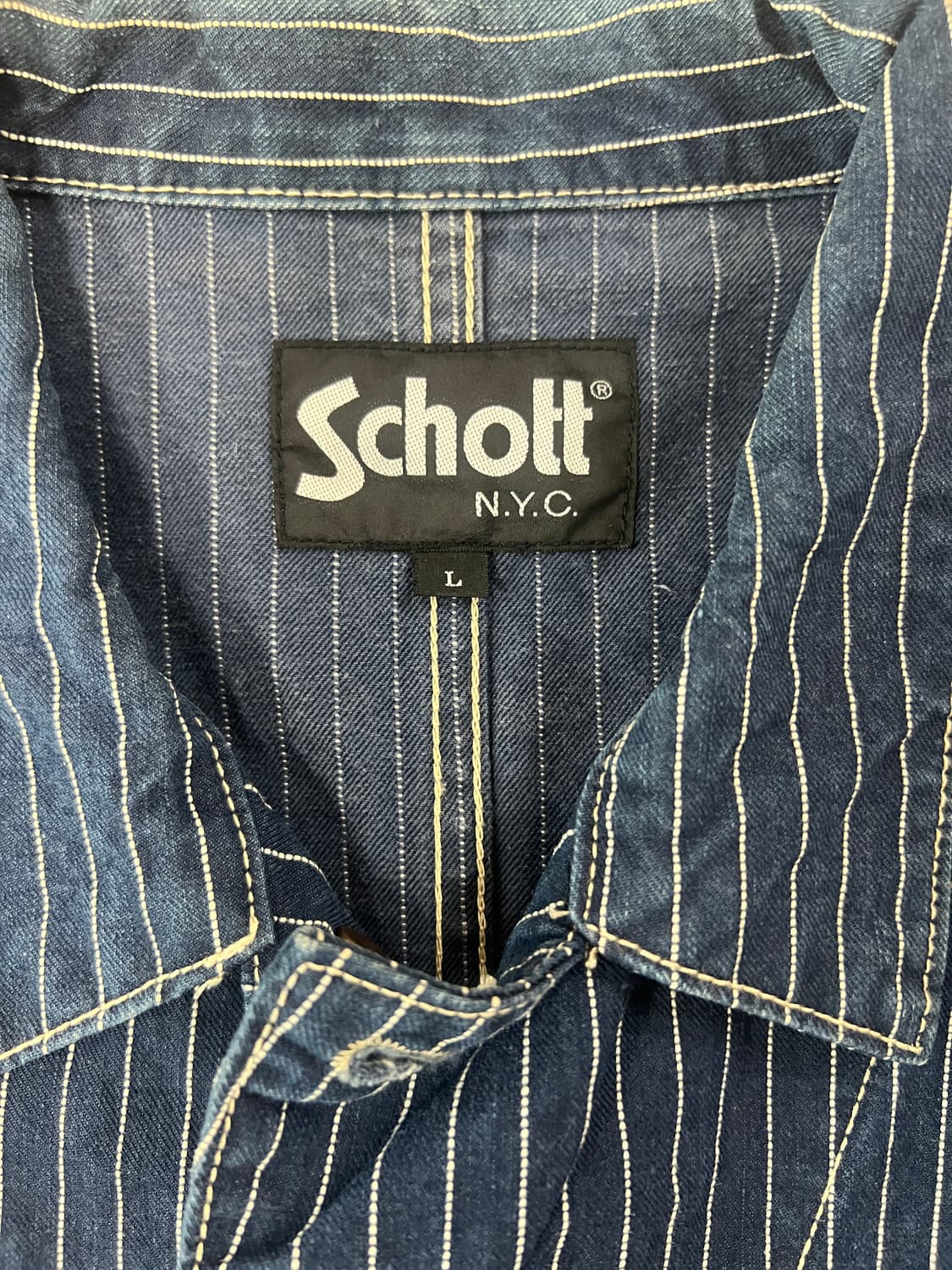 Schott(쇼트) 와바시 초어 자켓 (L사이즈) 상품이미지2
