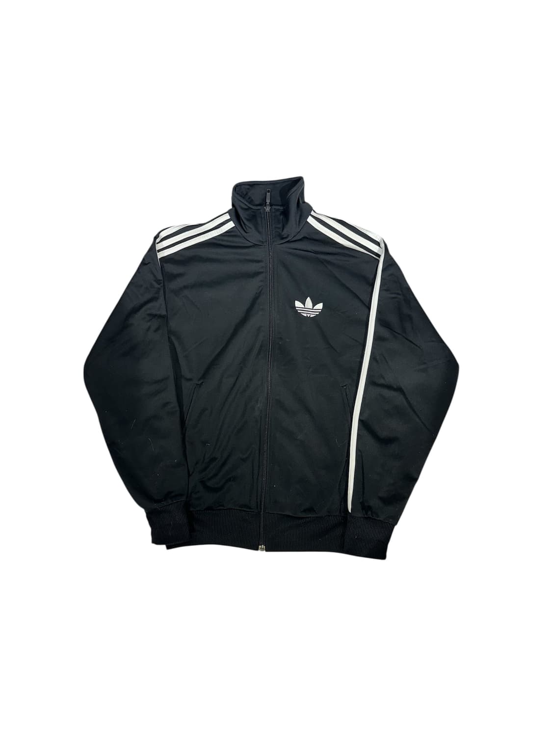 아디다스 블랙 파이어버드 화이트 삼선 트랙탑 져지 S 상품이미지5