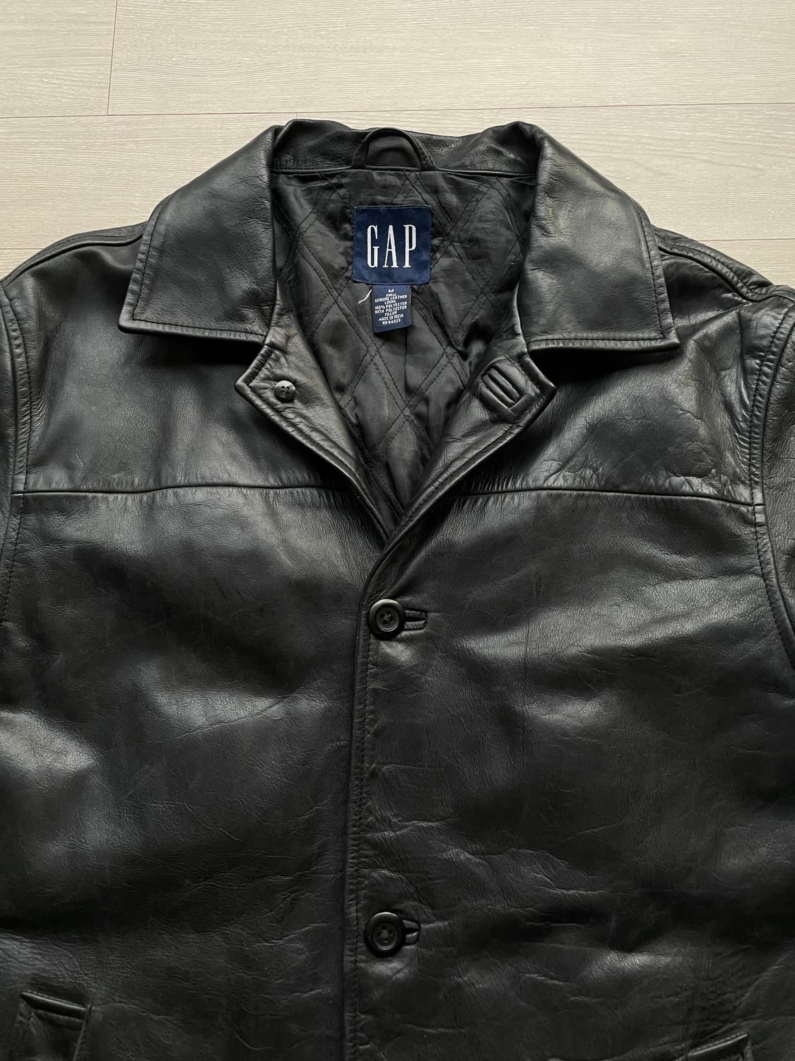 90s 올드갭 레더 카코트 gap carcoat 상품이미지4