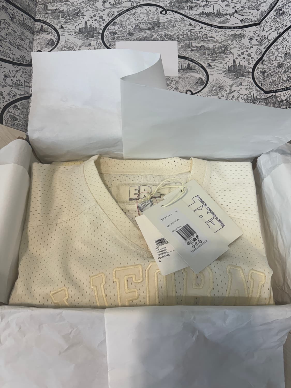 ERL 캘리포니아 하키 져지 티셔츠 S 상품이미지2