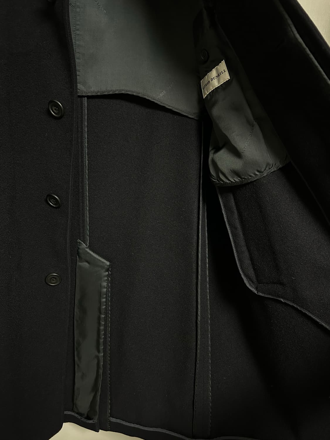 Alfred dunhill cashmere 100% coat 상품이미지5