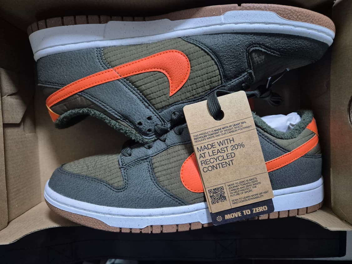 (새상품) 나이키 덩크로우 레트로 넥스트 네이쳐 세쿼이아 올리브 상품이미지1