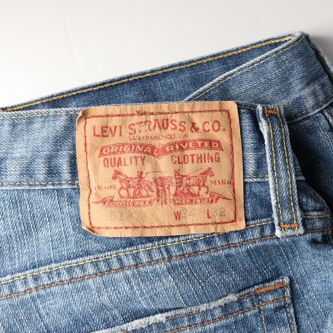 리바이스 514 슬림 스트레이트 데님 팬츠 34 상품이미지5