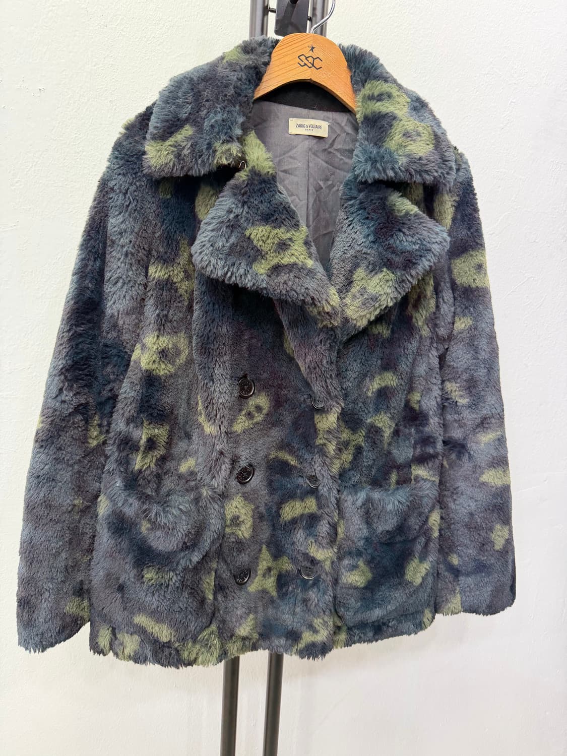 정품) 쟈딕앤볼테르 카모 퍼 자켓 S 상품이미지2