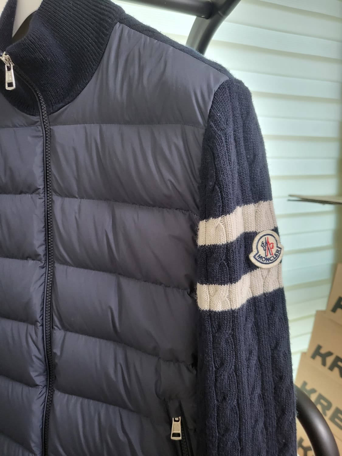 24FW 몽클레어 트리콧 니트패딩 m 상품이미지3