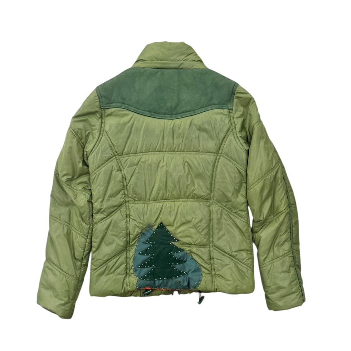 PRD 트리 리워크 패딩 자켓 그린 상품이미지2