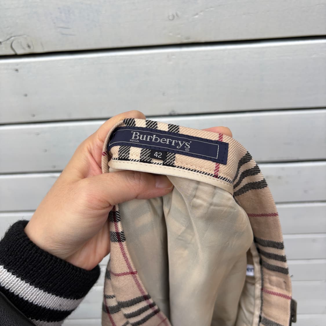 Burberry 버버리 노바체크 랩 스커트 상품이미지6