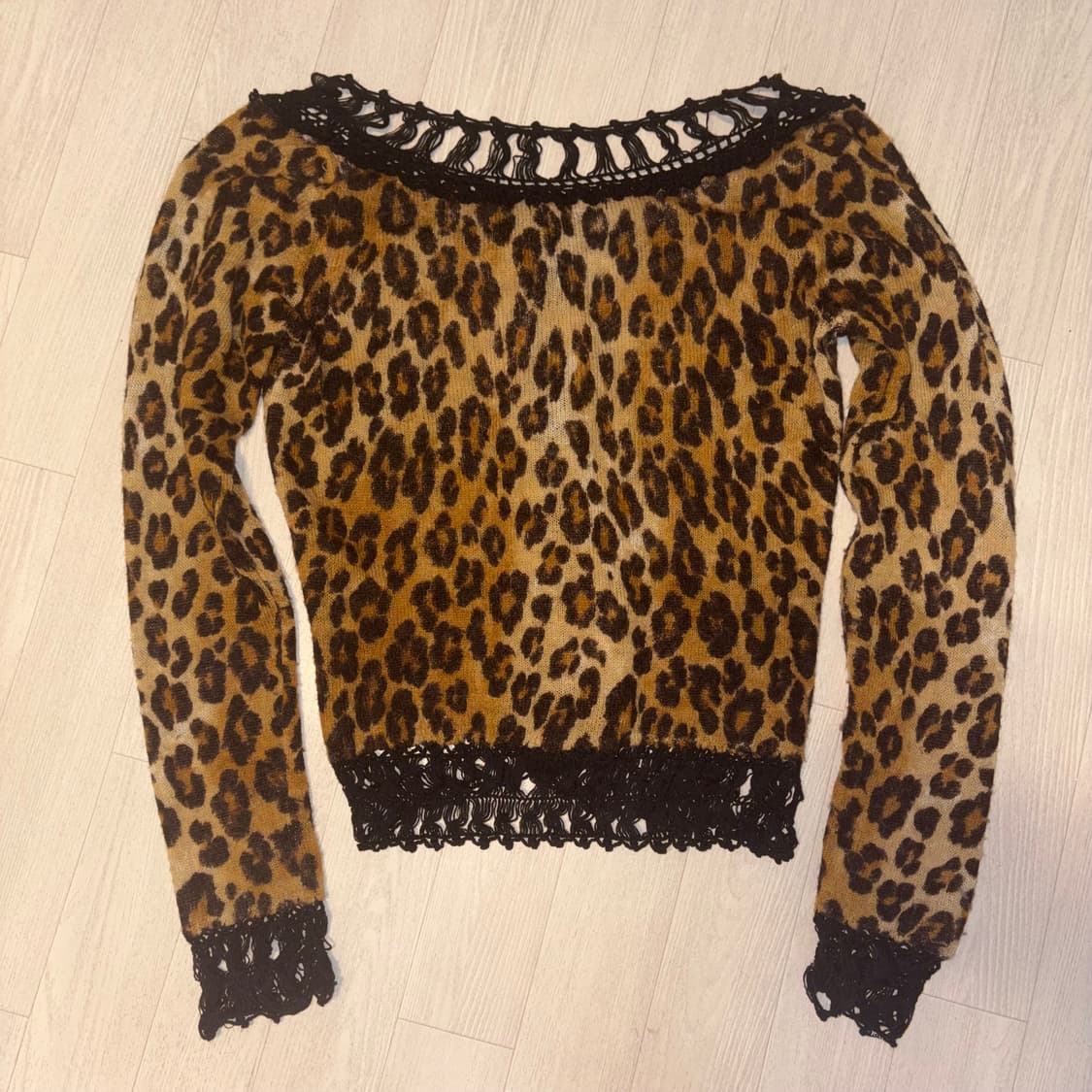 Hysteric glamour 히스테릭글래머 레오파드 가디건 상품이미지3