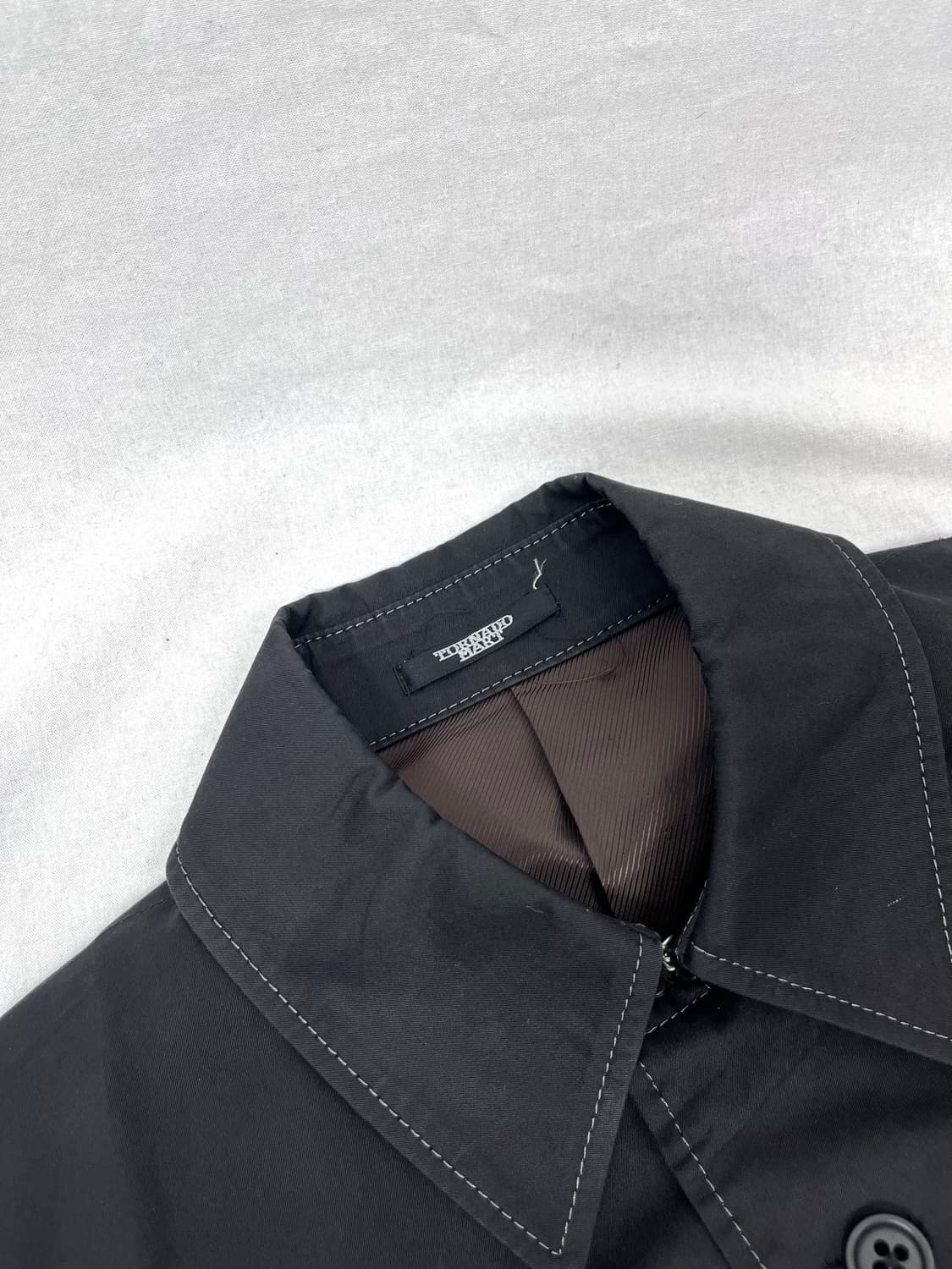 TORNADO MART 나일론 화이트 스티치 자켓  상품이미지3