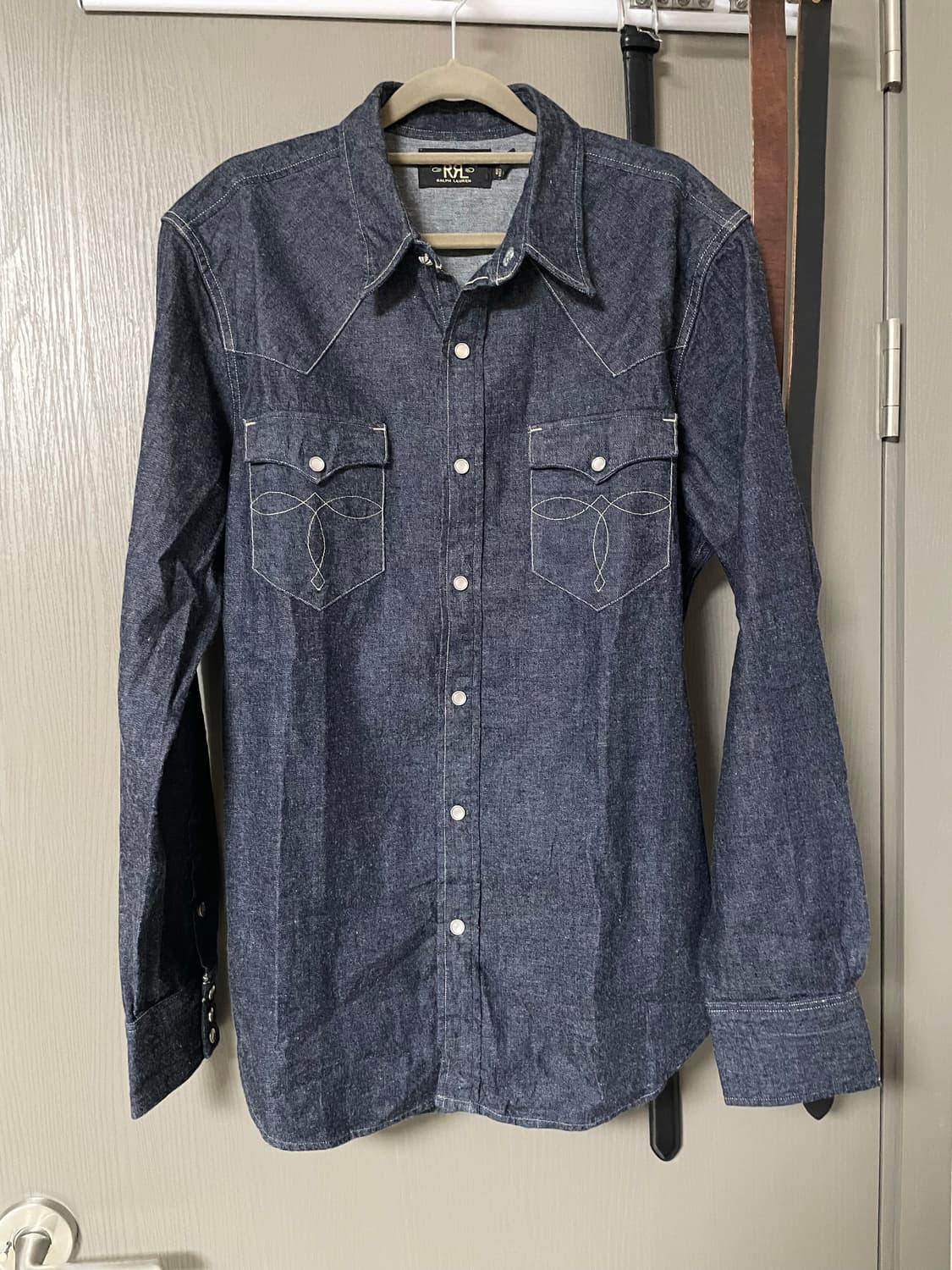 [L] RRL 데님 웨스턴 셔츠  상품이미지1