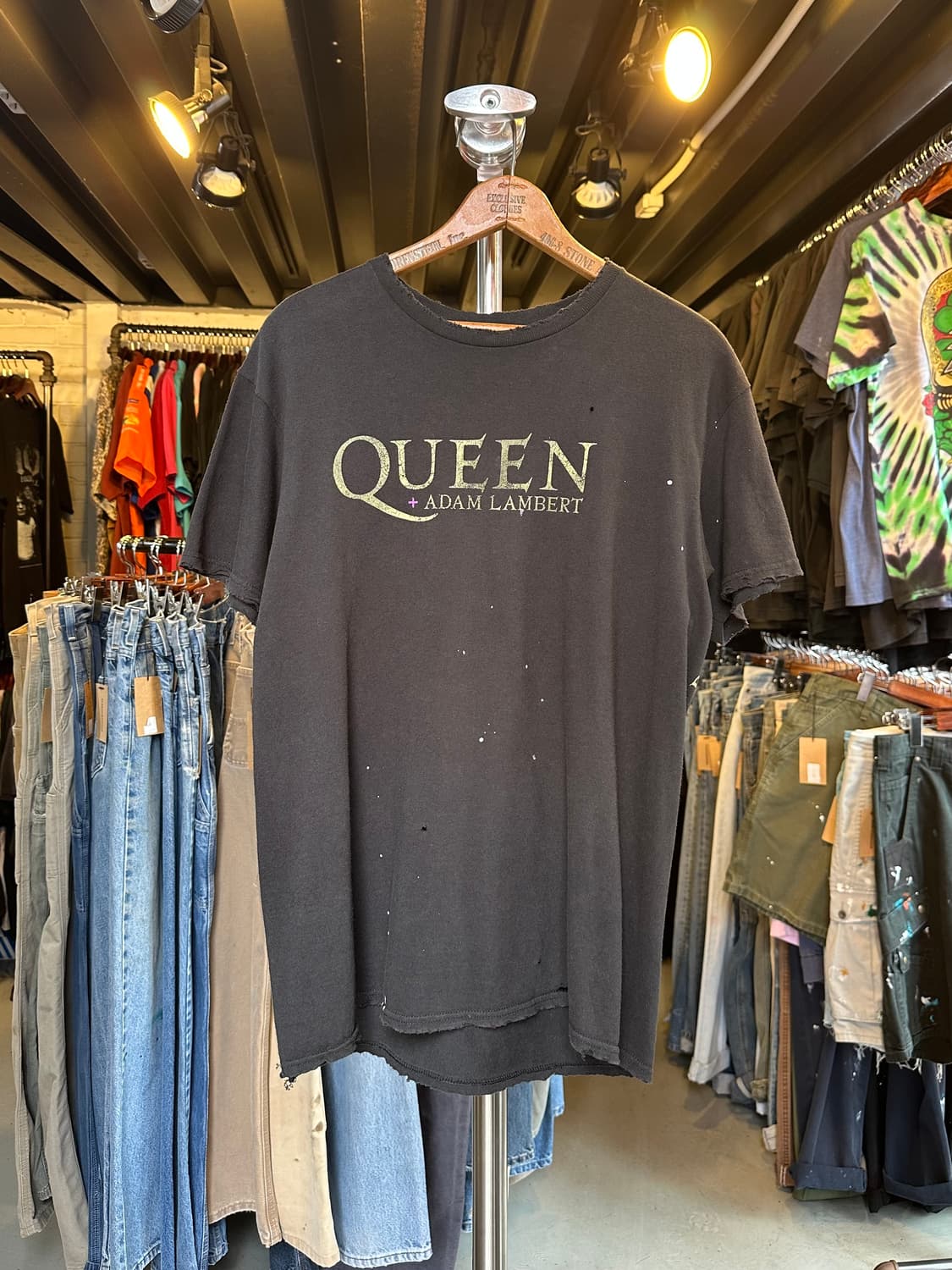 퀸 Queen 락밴드 투어 2019 페인팅 티셔츠 상품이미지1
