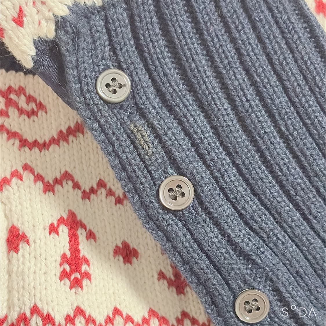 톰브라운 14F/W 페어아일 문어 가디건 (3) 상품이미지7