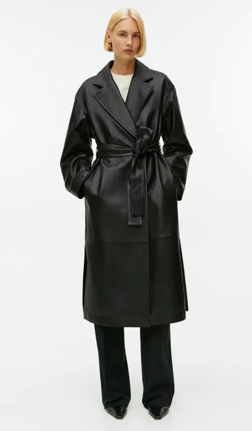 Arket leather coat size40 상품이미지1