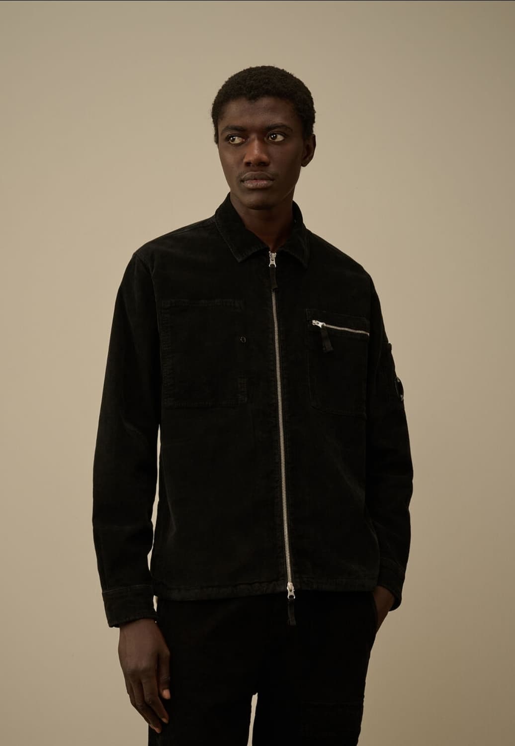 CP컴퍼니  코듀로이 렌즈 지퍼 오버셔츠 상품이미지2