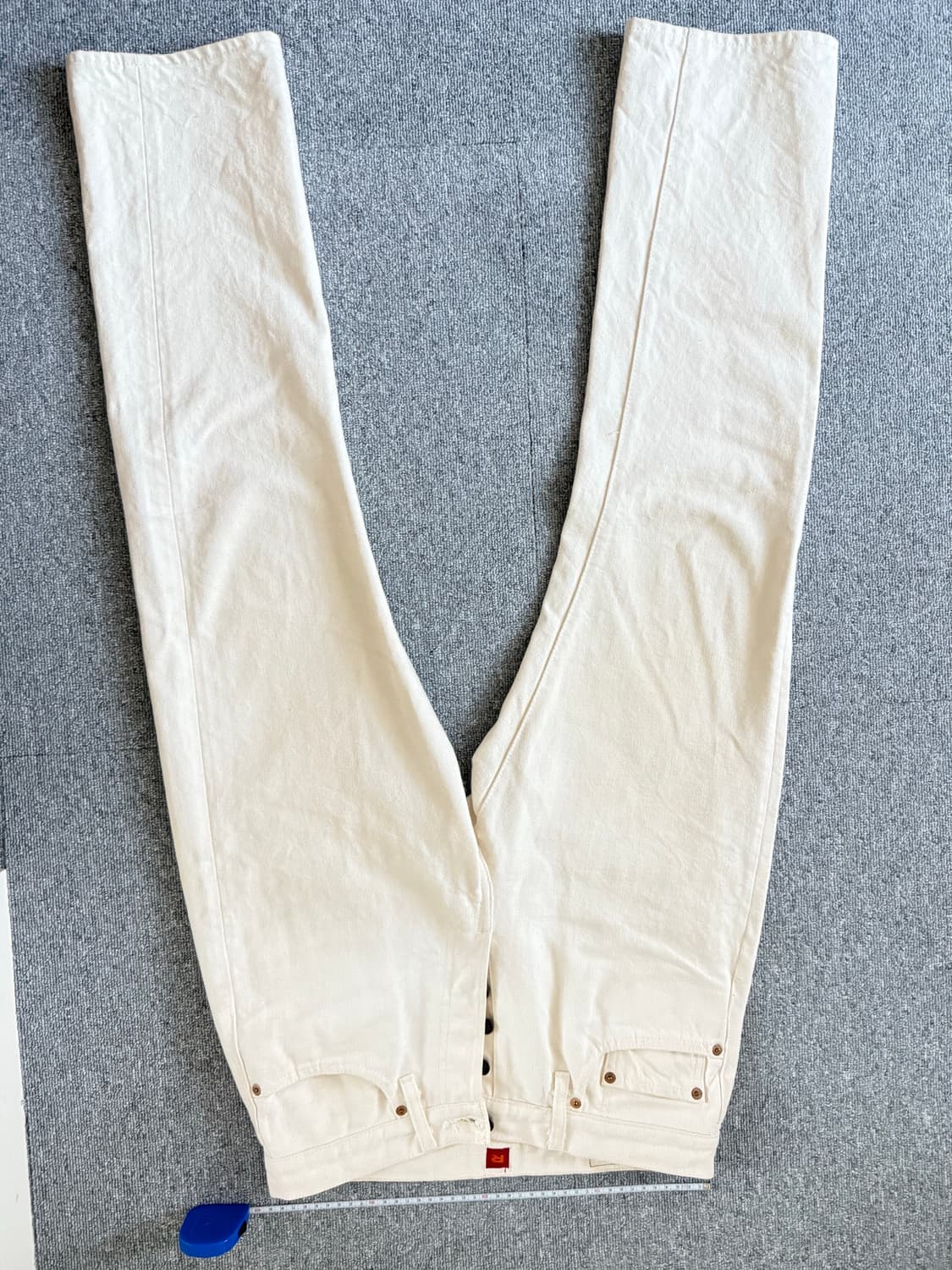 RESOLUTE 710 15주년 화이트 별주 데님팬츠 32/31 상품이미지4