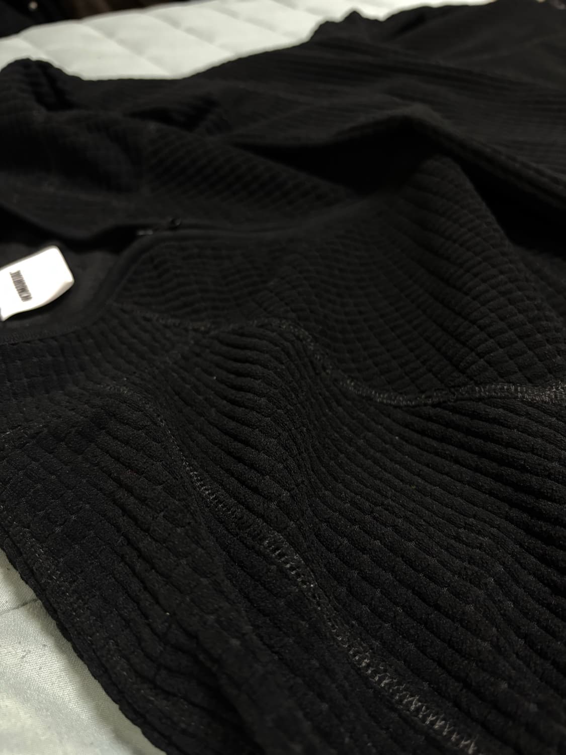 노메뉴얼 와플니트 블랙 새상품(네고불가)L 상품이미지4
