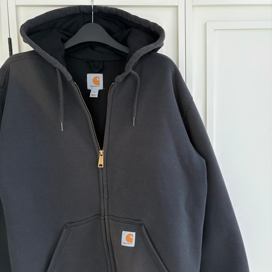 칼하트 블랙 후드집업 루키CK8470  상품이미지2