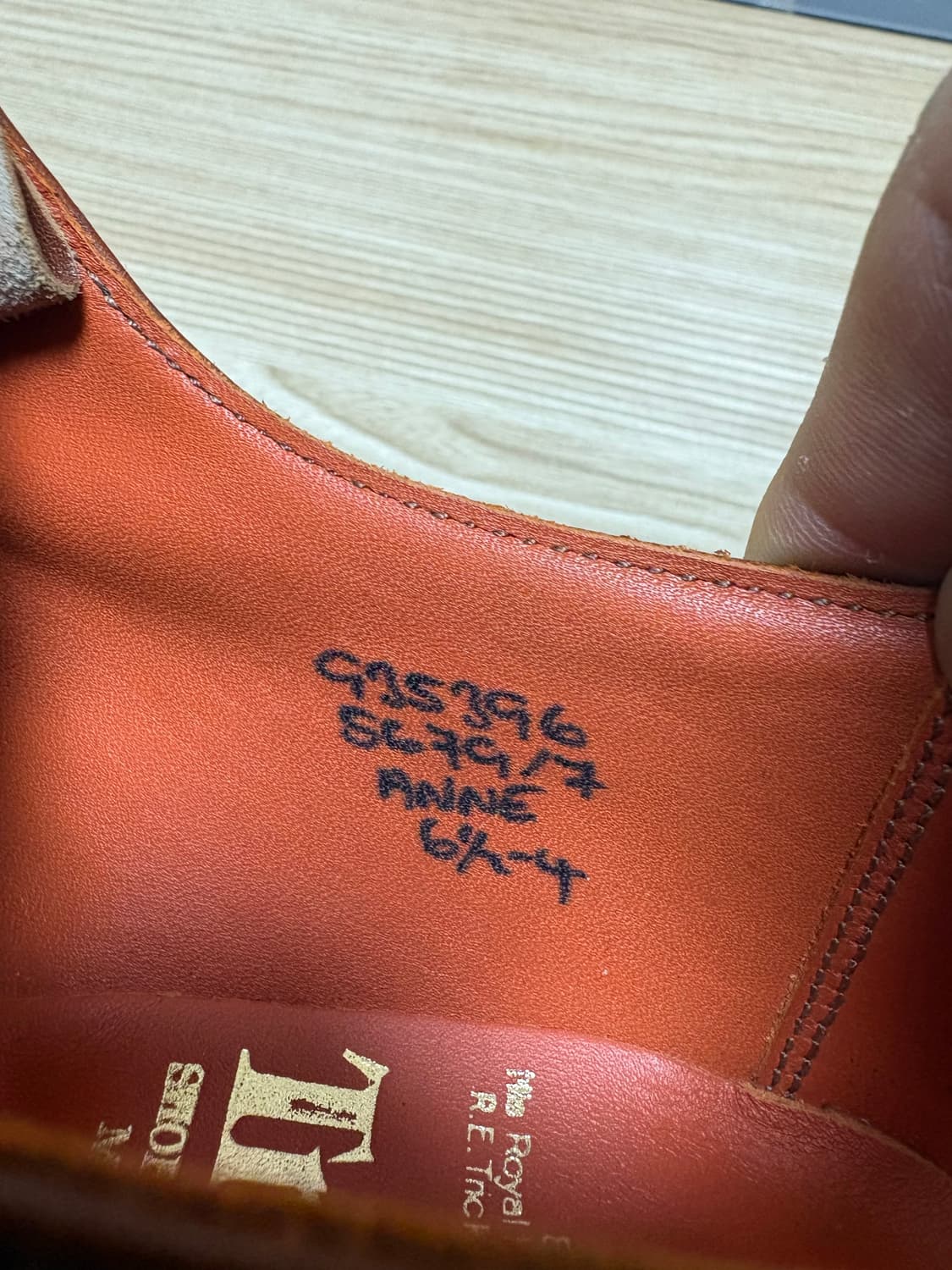 새상품 트리커즈 버튼 여성 6.5uk 마룬 상품이미지6