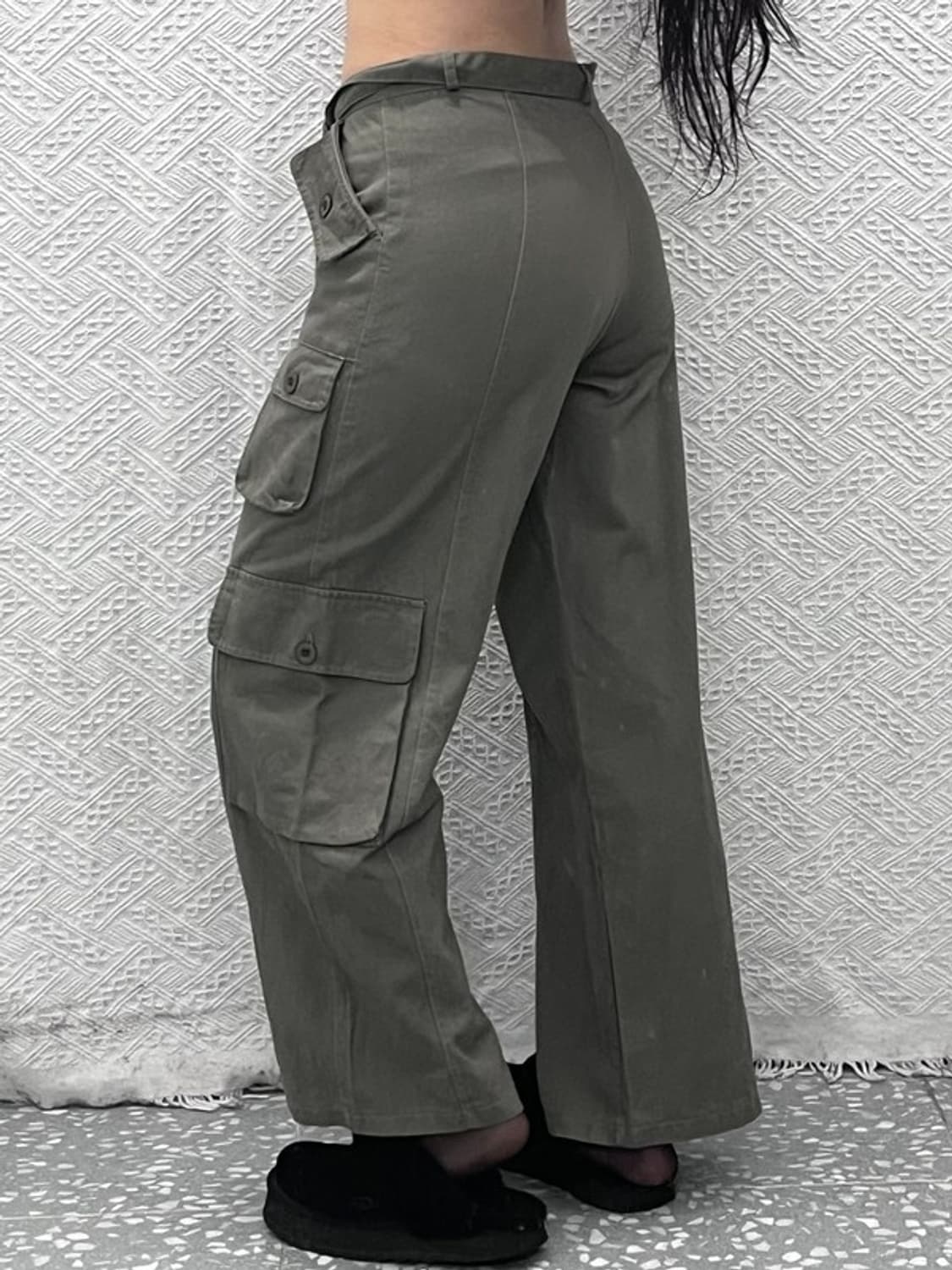 울트라패션 빈티지 스트릿 벨티드 카고팬츠 28인치 C10364 상품이미지2