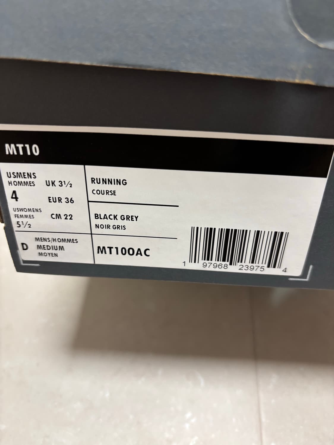 뉴발란스 mt10 블랙 220 새상품 상품이미지4