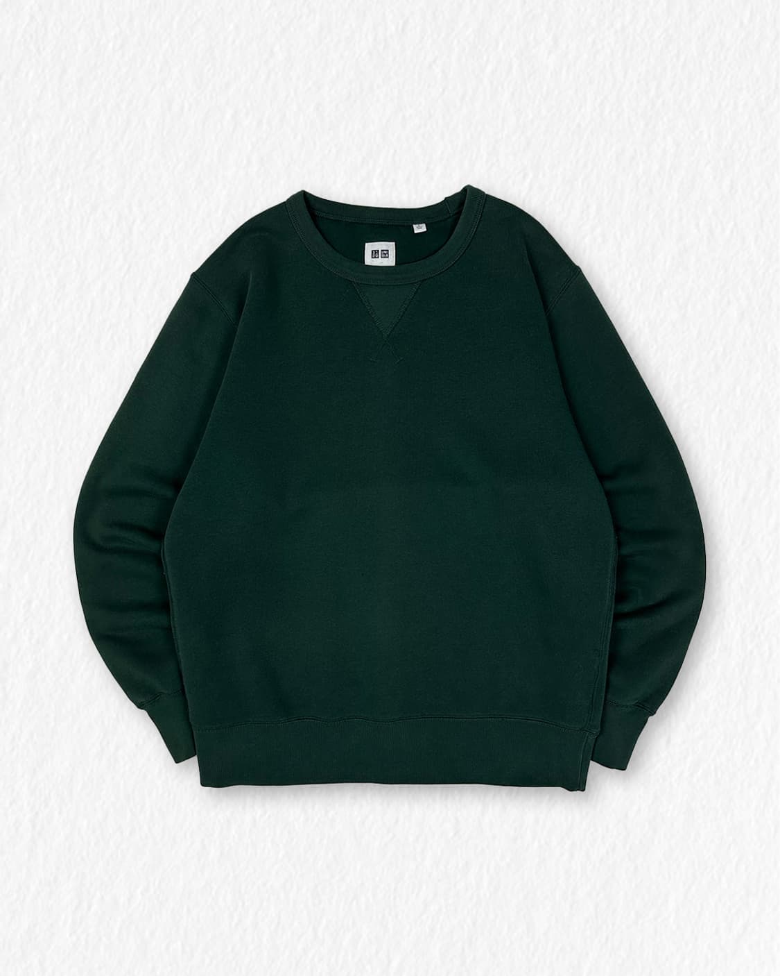 유니클로 스웻셔츠 그린 상품이미지1