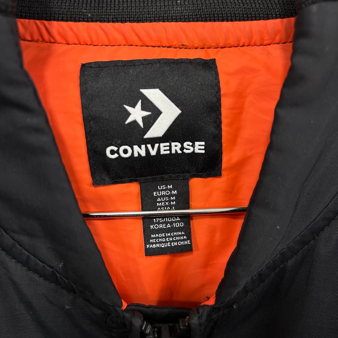 컨버스 덕다운 누빔 항공 MA-1 패딩 자켓 상품이미지3