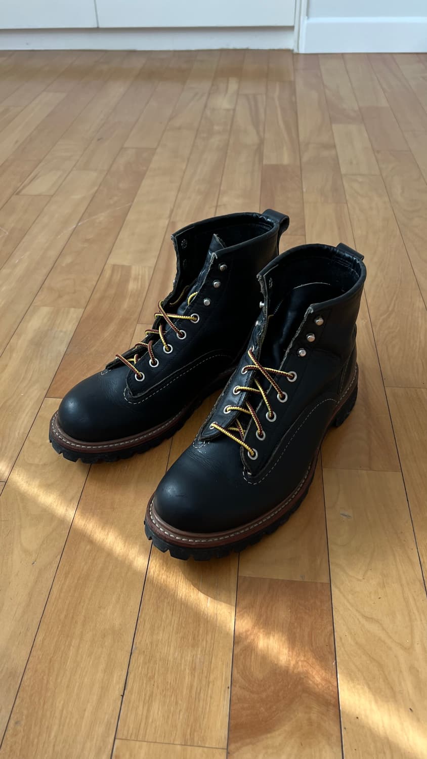 레드윙 라인맨 러그솔 블랙 #2935 상품이미지1