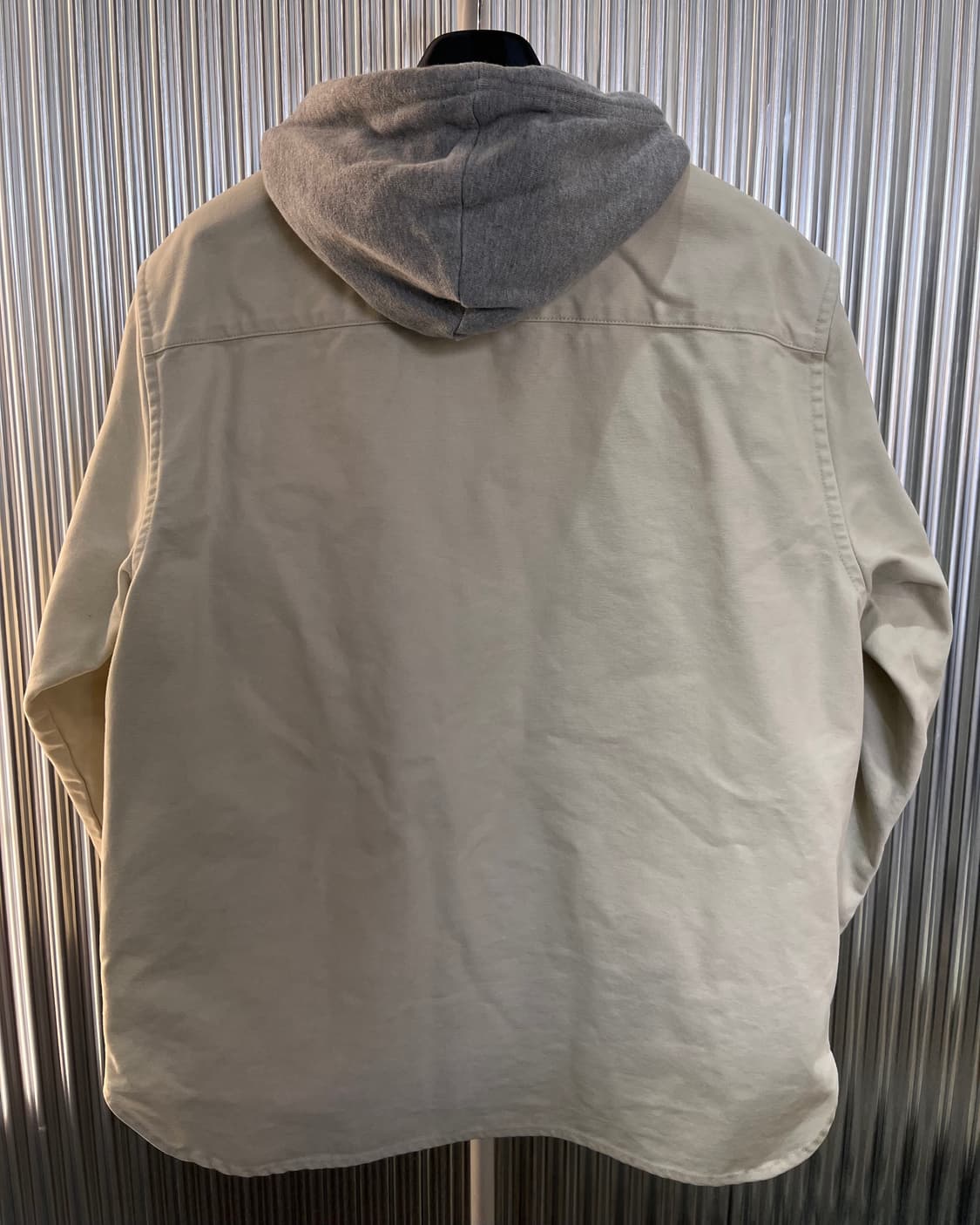 리바이스 데님 후드 자켓 아이보리 그레이 L 상품이미지4