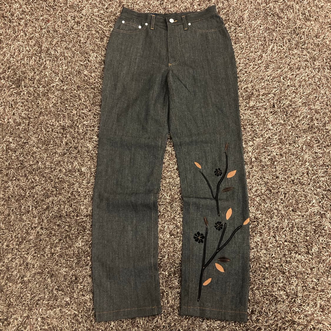 겐조 여성 플라워 데님 팬츠 상품이미지2