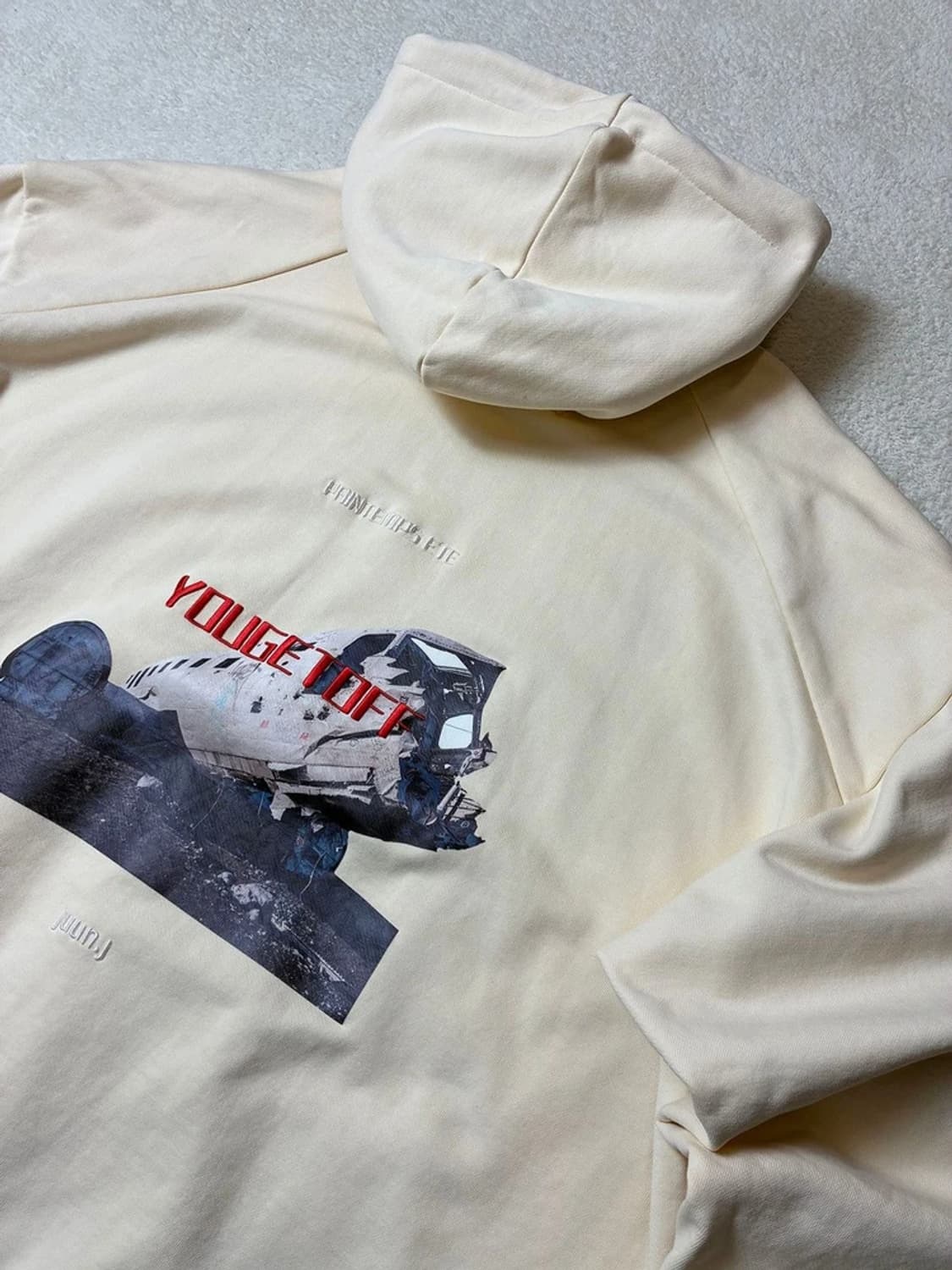 준지 JUUN J 22ss 그래픽 루즈핏 후드티 PN6444 상품이미지2