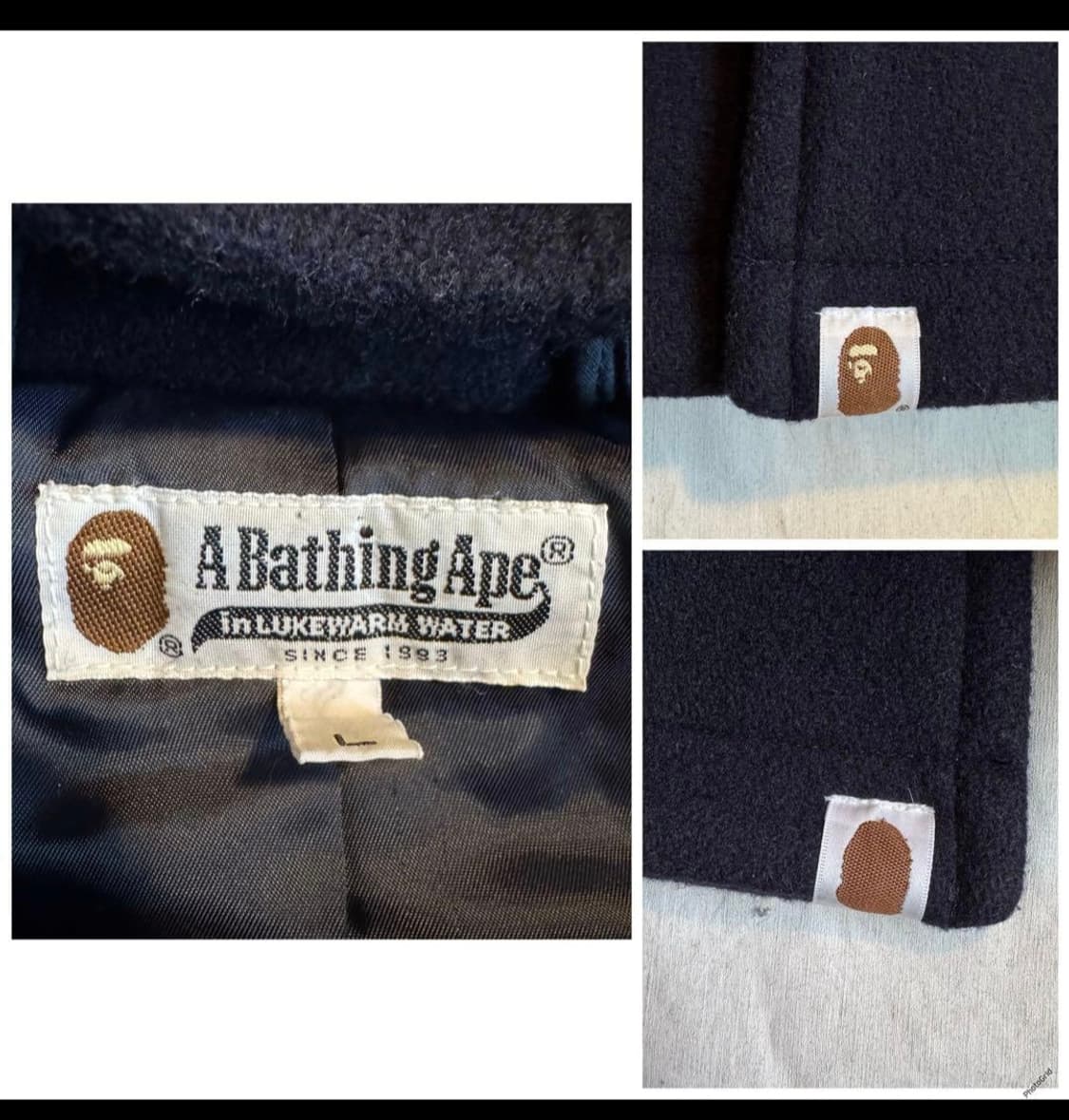 빈티지 베이프 후드 코트 상품이미지5