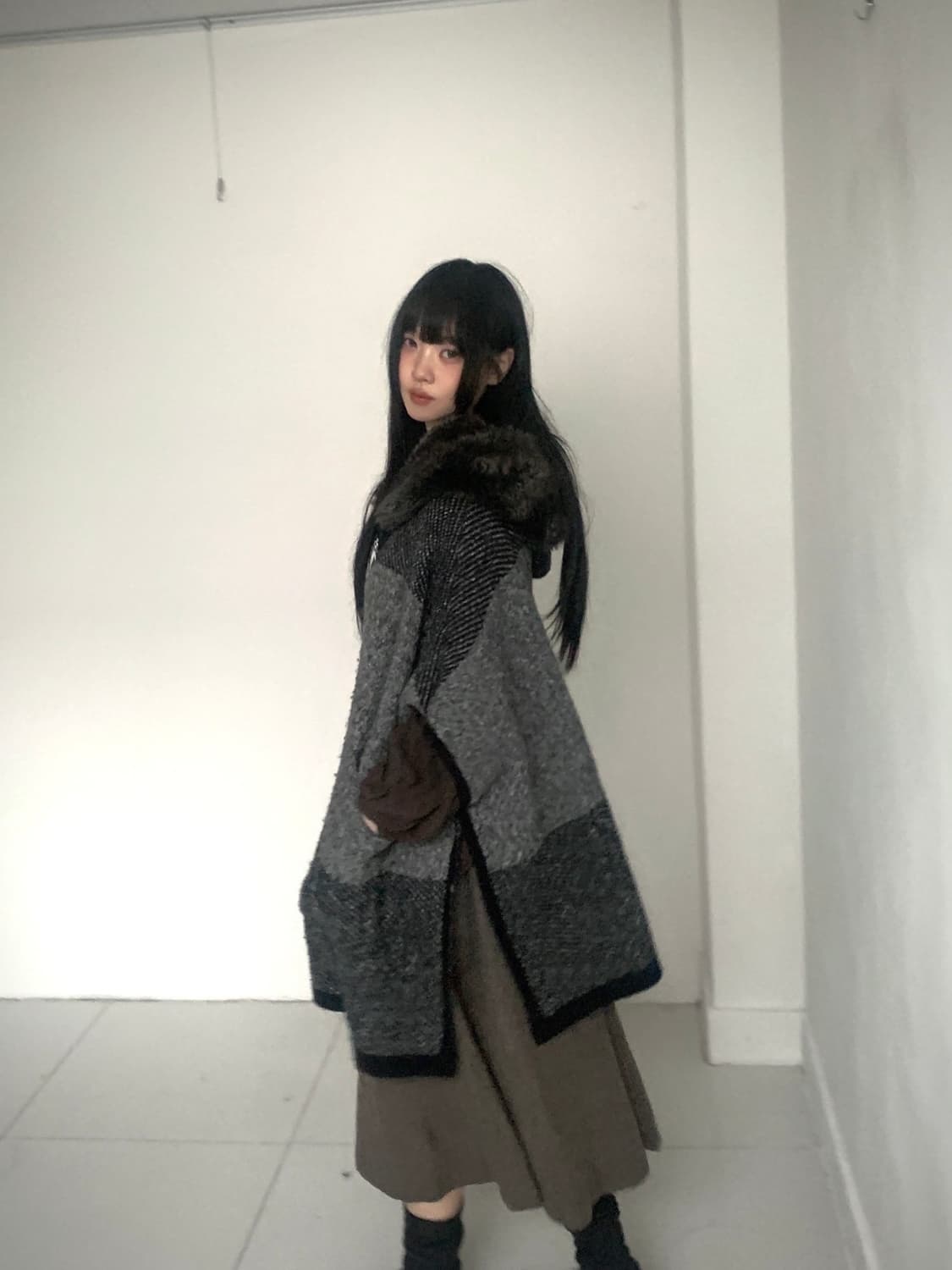 Cape fur coat 상품이미지9