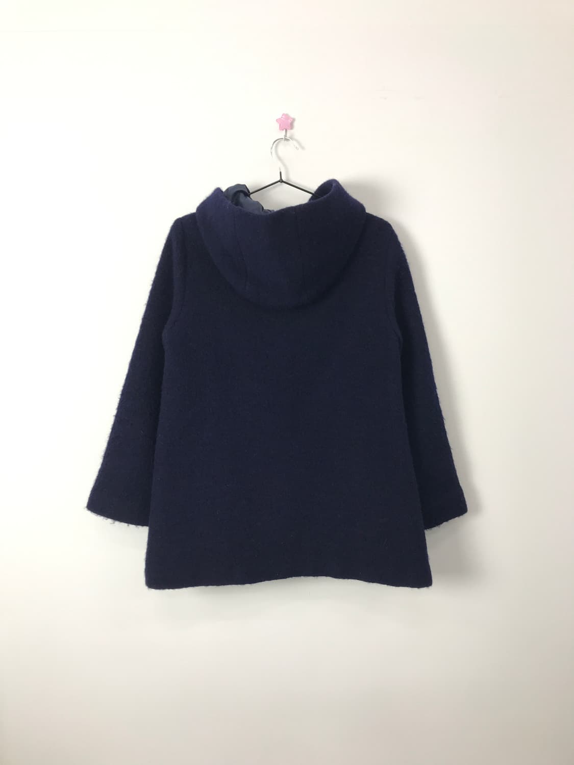 THEORIA Wool Blend Hooded A-Line Coat 상품이미지4