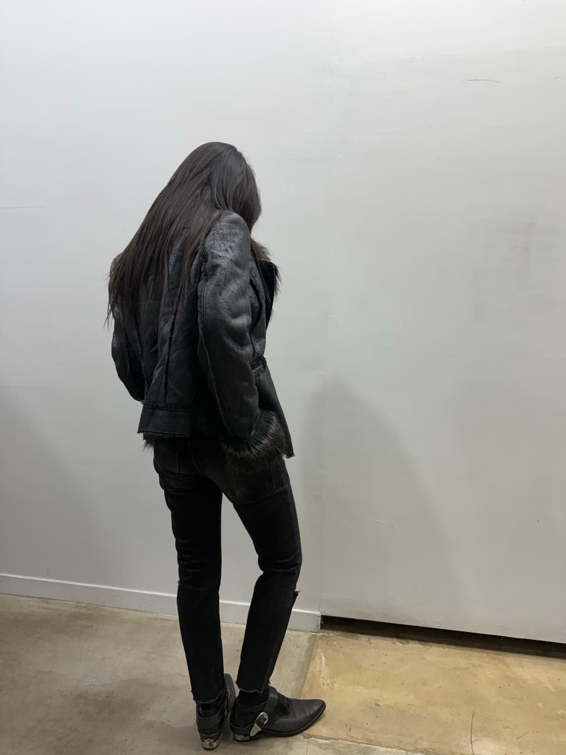 미야시타 타카히로 더 솔로이스트 데미지 슬림 데님 진 상품이미지5