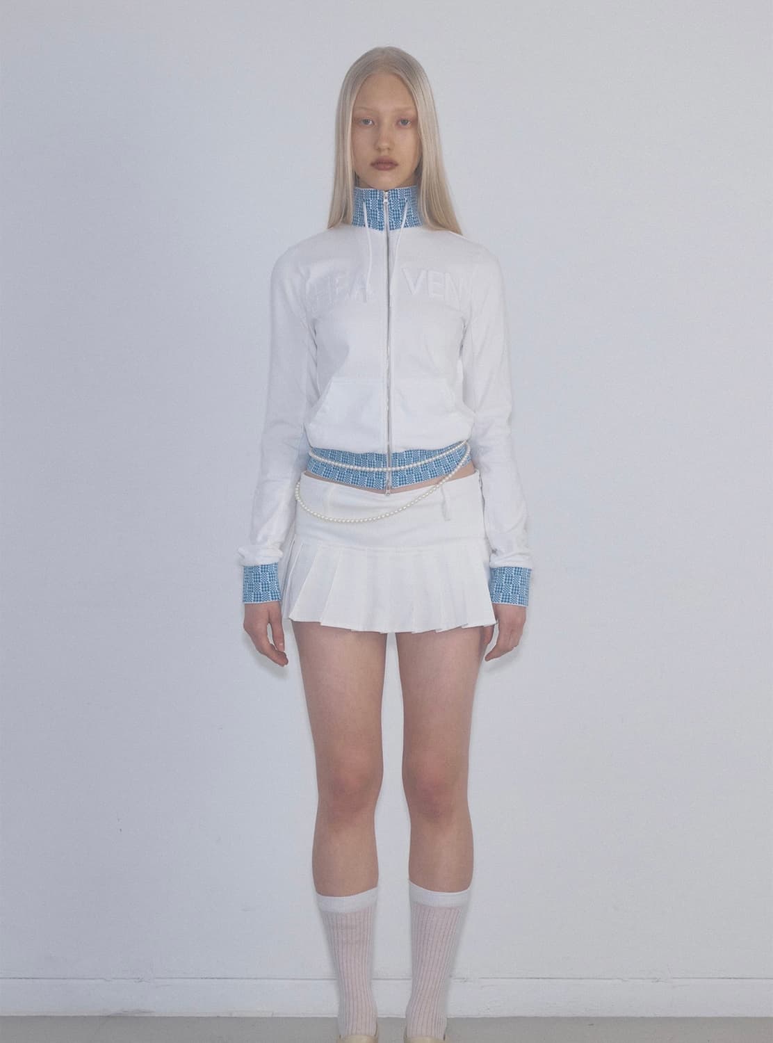 [SCULPTOR] Heavenly Gingham Track Jacket 상품이미지2