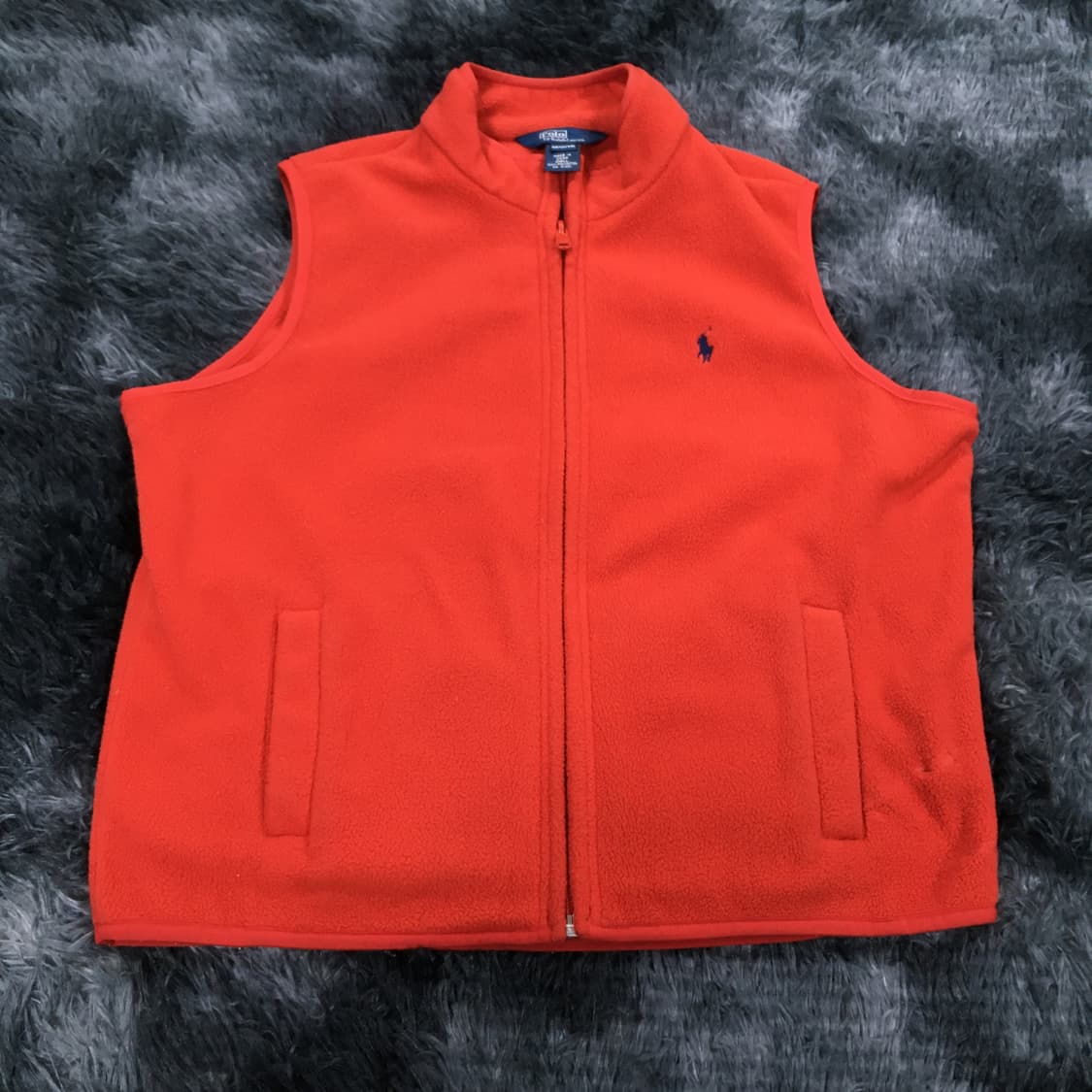 투티/0259 빈티지 폴로 플리스 조끼 베스트 상품이미지2