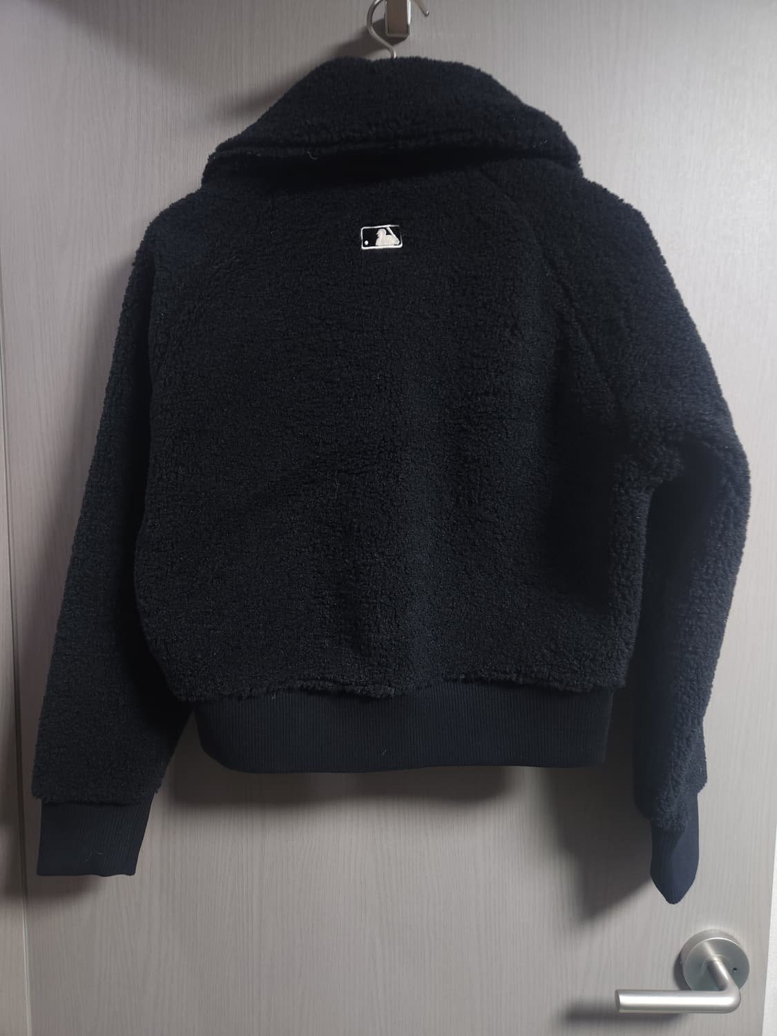 MLB 크롭하트 플리스 풀집업, M 상품이미지3