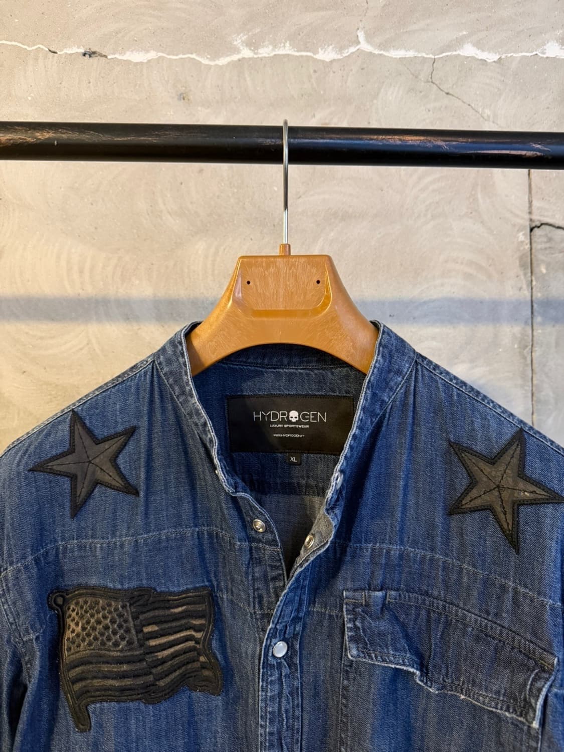 하이드로겐 데님 셔츠 100 상품이미지3