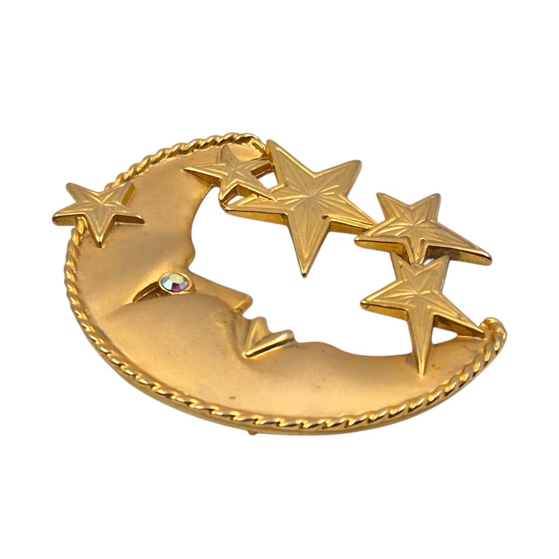 70s 미국 코스튬 브라스 밤하늘 브로치 상품이미지2