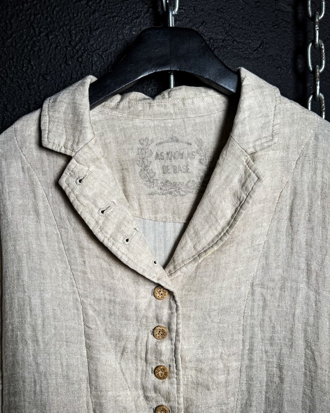 AS KNOW AS DE BASE – Natural Linen Jacke 상품이미지2