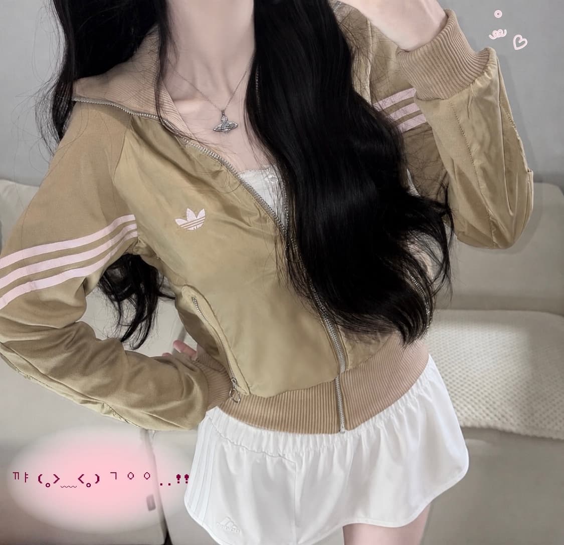 🐰아디다스 캬라멜 베이비핑크 져지🤎 상품이미지1