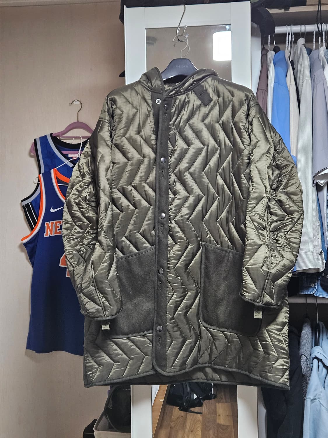 퍼블릭피겨) 코튼 백사틴 M-65 파카 4사이즈 상품이미지3