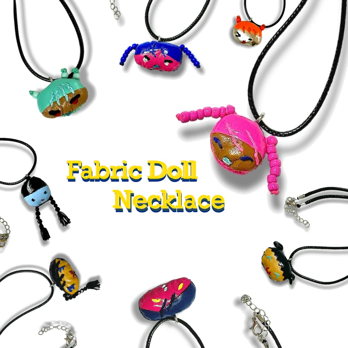 Fabrick Doll Necklace 상품이미지4