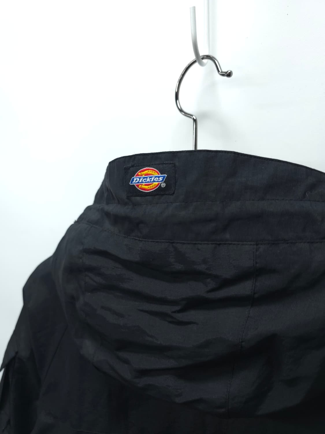 ​디키즈(Dickies) 올블랙 자수 로고 후드 바람막이 자켓 (L) 상품이미지8