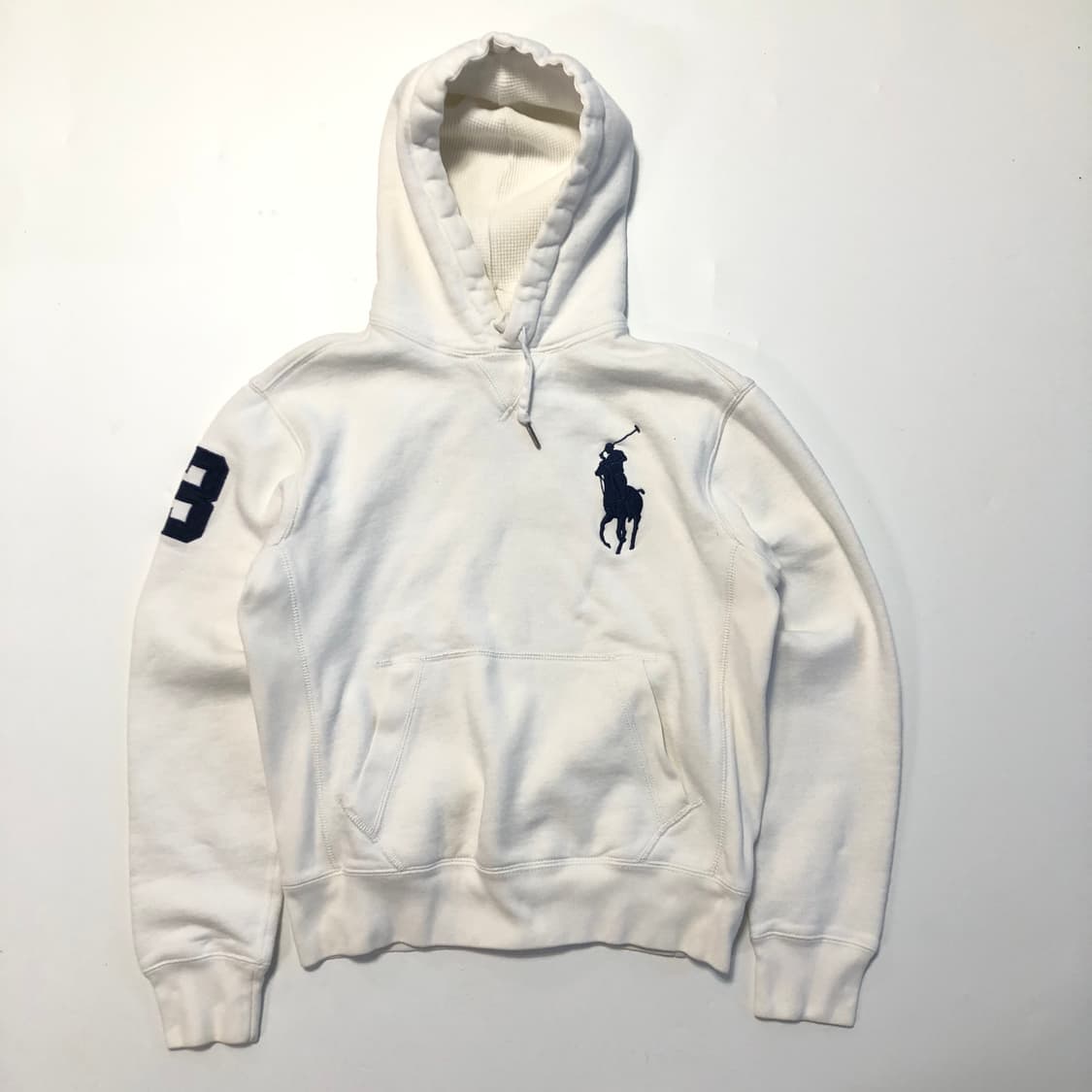 폴로 랄프로렌 화이트 후드티 상품이미지1