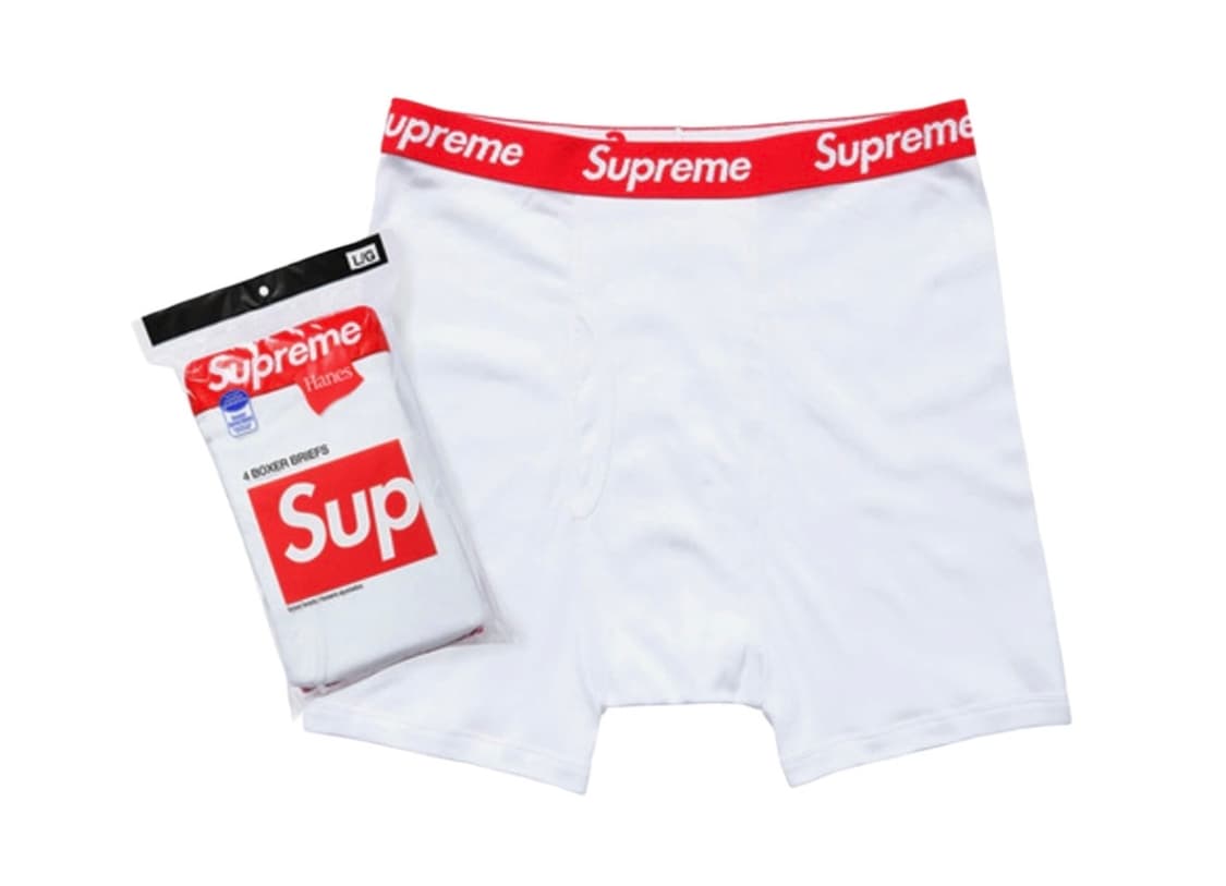 슈프림 박서 브리프 속옷 팬티 화이트 s 상품이미지1