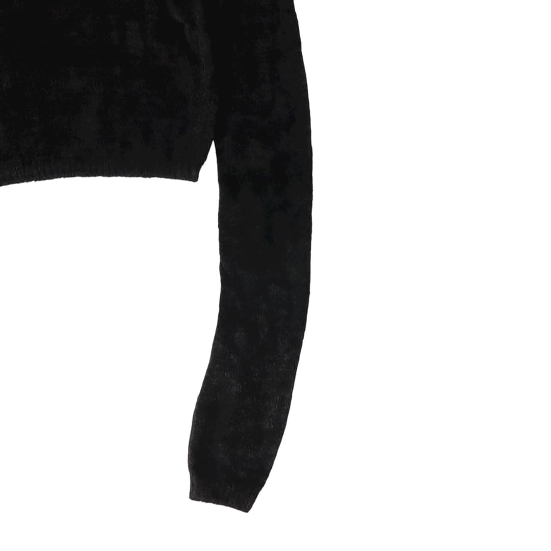 디젤 벨벳 실버로고 크롭 벨벳 니트 상품이미지7