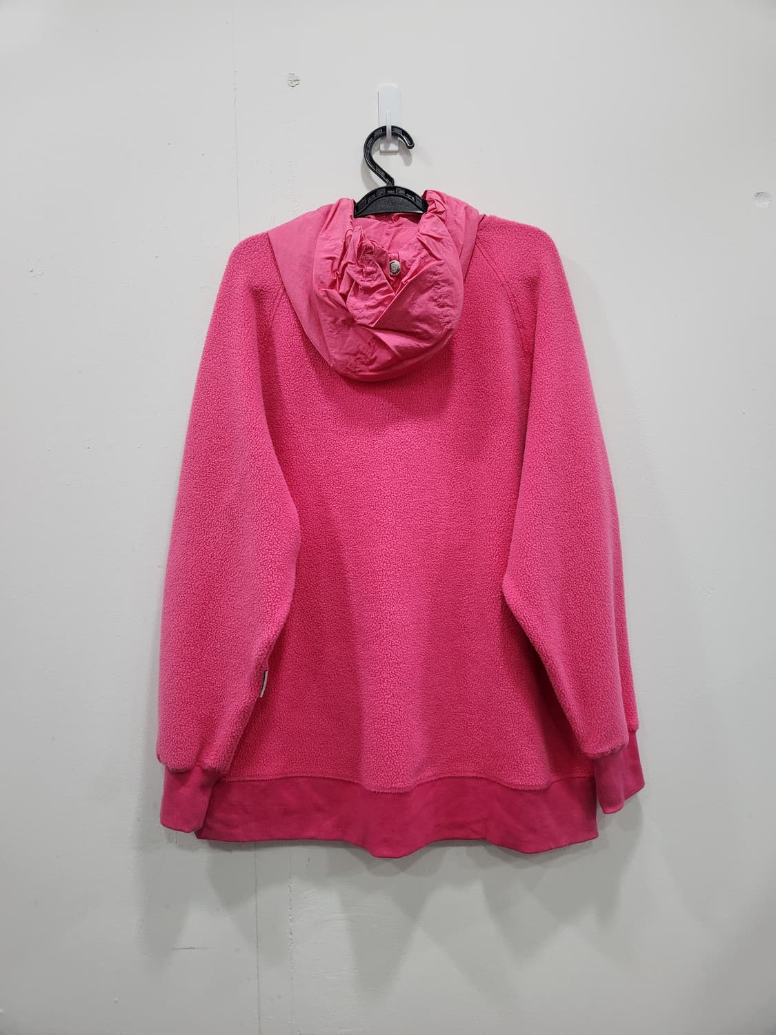 안다르(Andar) 핑크 플리스 후드티 2사이즈 상품이미지4