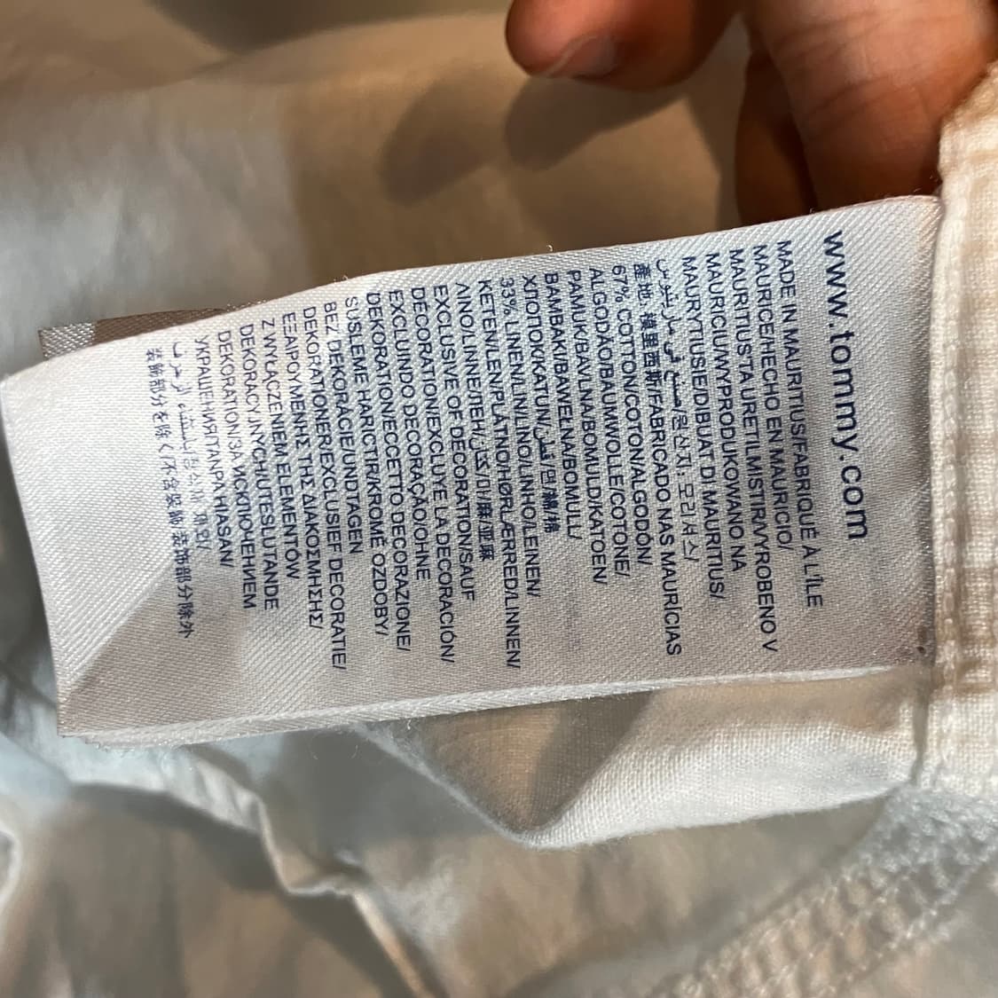 타미힐피거 하프셔츠  상품이미지4