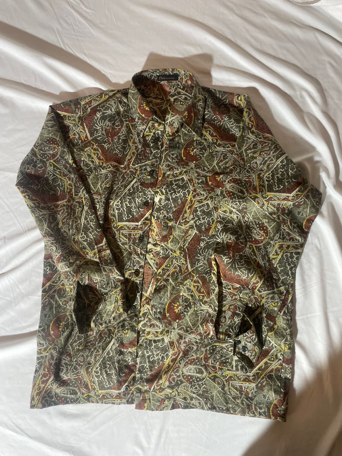 Cosso 오리엔탈 패턴 셔츠 L 상품이미지1